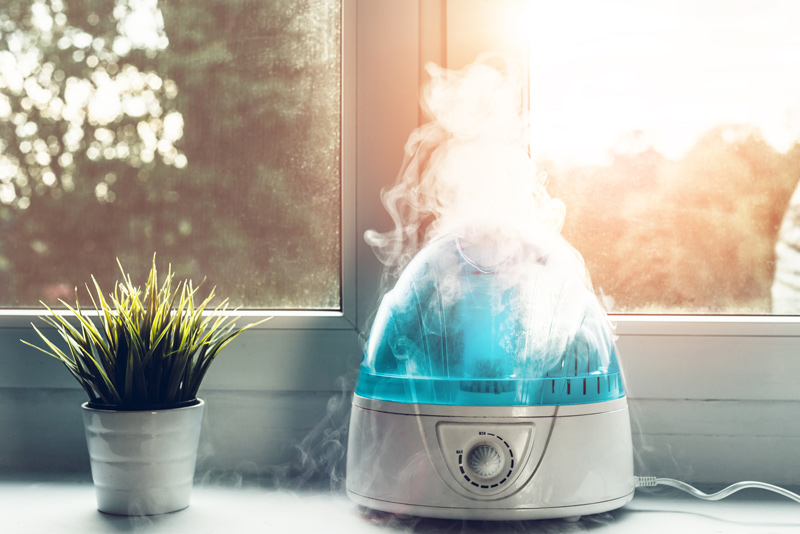 humidifier in a home